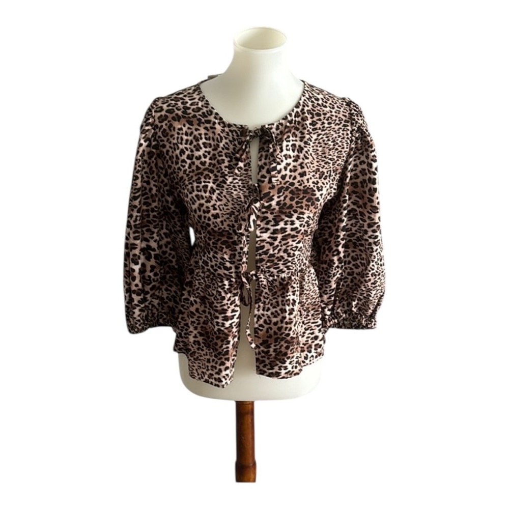 Leopard Print Blouse